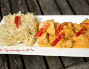 Filets de dinde, sauce mangue