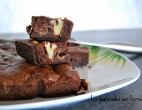 Brownies au chocolat noir et aux noix