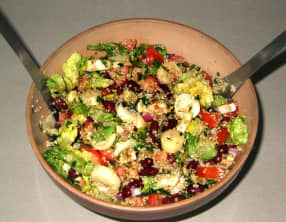 Salade sud américaine au quinoa