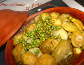 Tajine Artichauts et Petits Pois