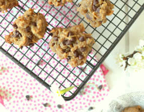 Cookies "3 ingrédients" à la cacahuète et au chocolat