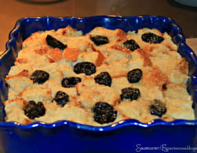 Pudding de Pain aux Pruneaux