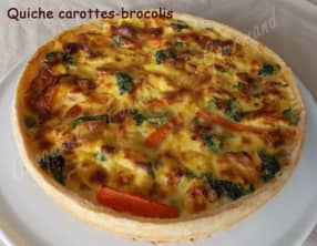 Quiche carottes-brocolis