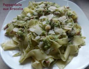 Pappardelle aux brocolis