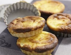 Tartelettes à la ricotta et à la mangue