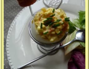 Oeufs mayo au crabe