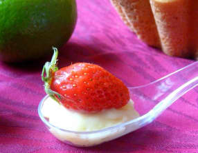 Lime curd ou curd de citron vert