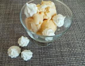 Glace dulce de leche à la turbine ou sorbetière