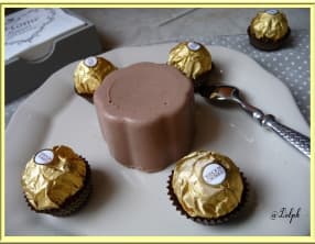 Flans aux Ferrero Rocher