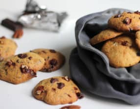 Cookies au chocolat et noix de pécan caramélisés