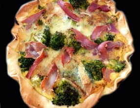 Tarte à la bière et au Chimay à la bleue