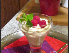 glace express banane , coco et cacahuète.