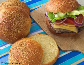 Le bun ou pain à hamburger