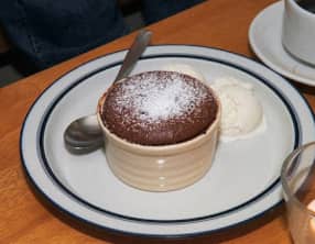Gâteau fondant au chocolat, cœur de spéculoos