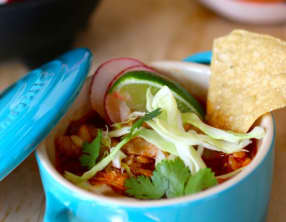 Pozole Rouge au Poulet