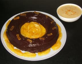 Couronne de chocolat à l’orange