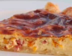 Quiche boursin,bacon et carottes