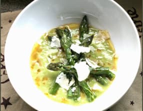 Asperges au parmesan