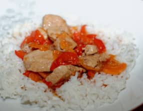 Filet mignon de porc à l'aigre douce