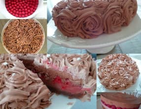 Entremet Chocoframboises