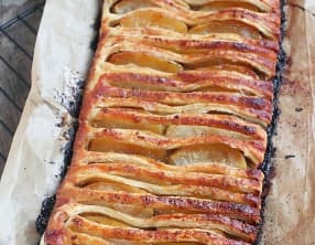 Jalousie pomme rhubarbe