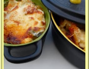 Gratin de courgettes et chorizo