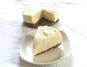 Cheesecake au chocolat blanc et aux spéculoos