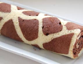 Biscuit roulé girafe