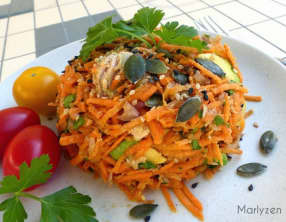Salade de carottes au thon