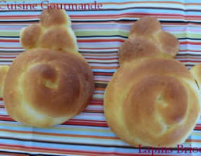 Petits Lapins de Pâques Briochés