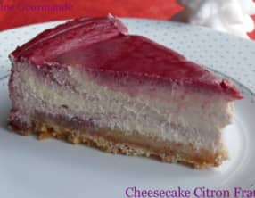 Cheesecake Citron Framboise