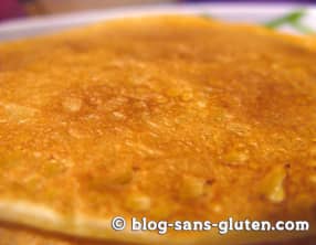 Galette de pois chiche et manioc