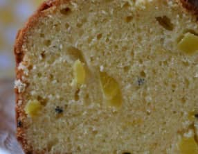 Cake aux fruits exotiques pour les voisins