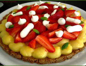 Tarte citron-fraise