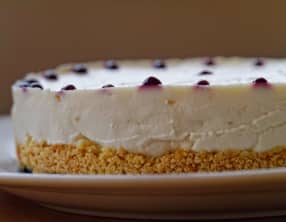 Cheesecake aux cerises, façon bavarois