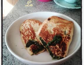 Gözlèmes aux épinards et à la feta