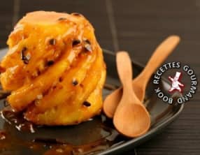 Ananas rôti à la broche