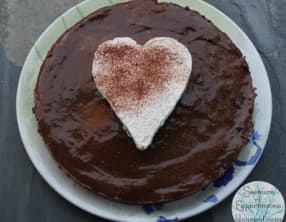 Tarte au pudding au chocolat