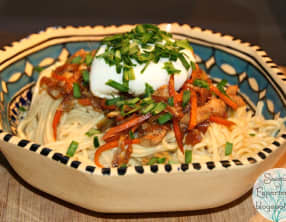 Mines Bouillies ou Nouilles Chinoises Bouillies au Poulet