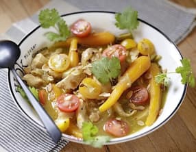 Escabèche de poulet au colombo