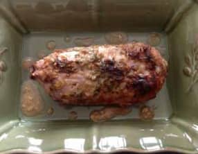 Râble de lapin rôti à la moutarde et aux dix épices