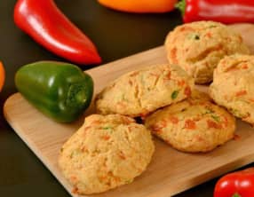 Cookies Poivron Cheddar