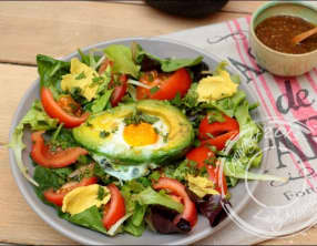 Avocat œufs cocotte