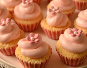 Mini cupcakes à l'eau de rose