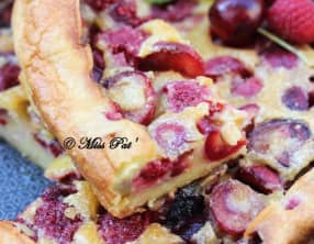 Clafoutis Rouge Désir, Cerise et Framboise