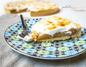 Tarte citron meringuée vegan