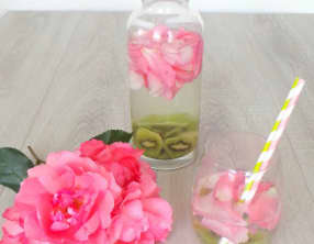 Eau glacée rose - kiwi