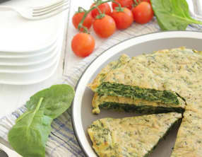 Quiche légère sans pâte aux épinards