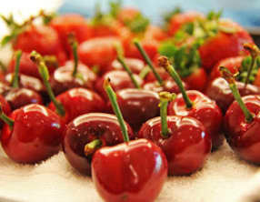 Tarte aux cerises au naturel