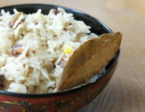 Riz aux pistaches et aux épices